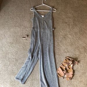 Caution to the wind jumpsuit.